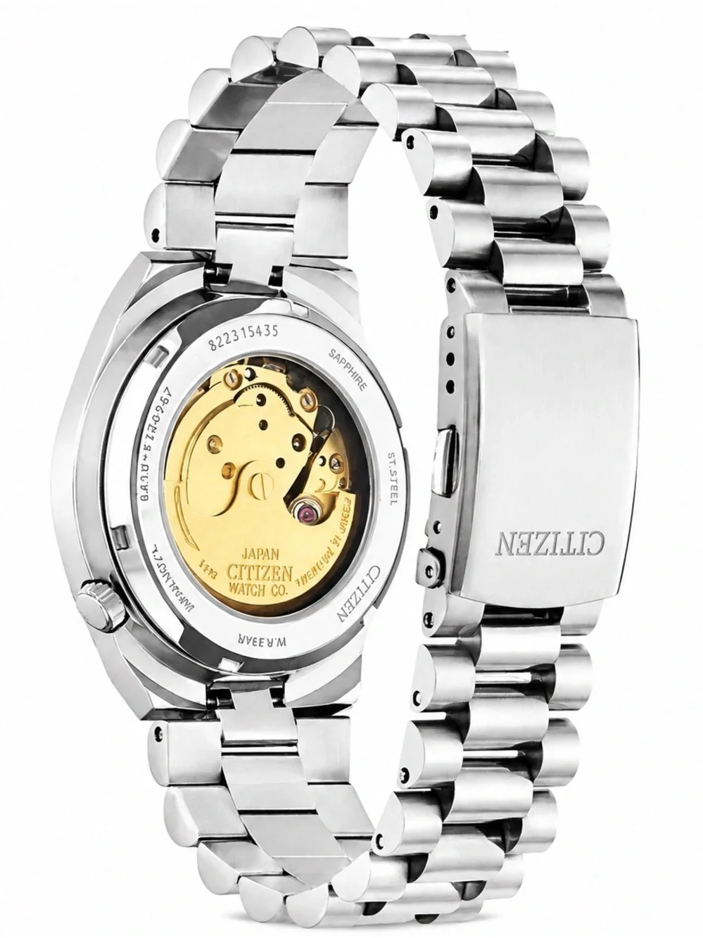 Men's Tsuyosa Automatic Stainless Steel Bracelet Watch 40mm Style NJ0150-56L